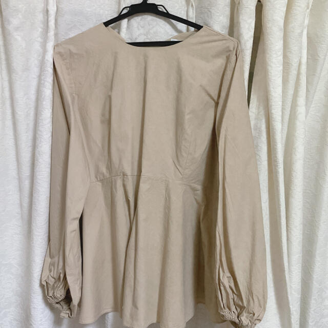 cotton hem wide blouse レディースのトップス(シャツ/ブラウス(長袖/七分))の商品写真