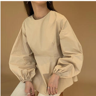 cotton hem wide blouse(シャツ/ブラウス(長袖/七分))