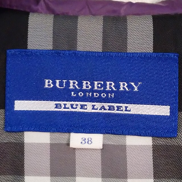 BURBERRY BLUE LABEL(バーバリーブルーレーベル)のバーバリー　BURBERRY　ベスト　ジャケット　ダウン レディースのジャケット/アウター(ダウンベスト)の商品写真