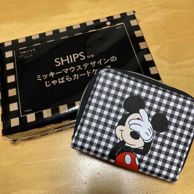 SHIPS(シップス)のsweet 9月号 付録 SHIPS ミッキーデザイン カードケース レディースのファッション小物(財布)の商品写真
