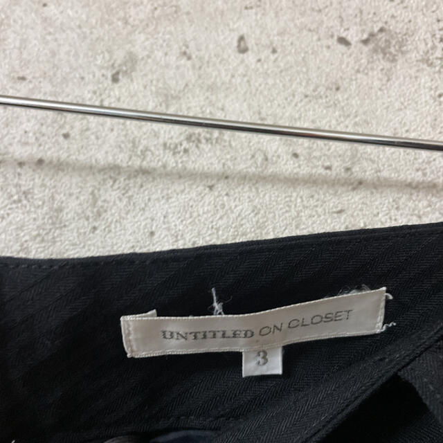 UNTITLED(アンタイトル)のアンタイトルオンクローゼット パンツスーツ  セットアップ 黒 レディースのフォーマル/ドレス(スーツ)の商品写真