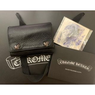 クロムハーツ(Chrome Hearts)の3フォールドハートウォレット(折り財布)