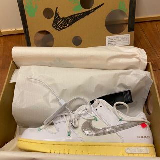 ナイキ(NIKE)の【台風様専用】OFF-WHITE × NIKE DUNK LOW 1 OF 50(スニーカー)