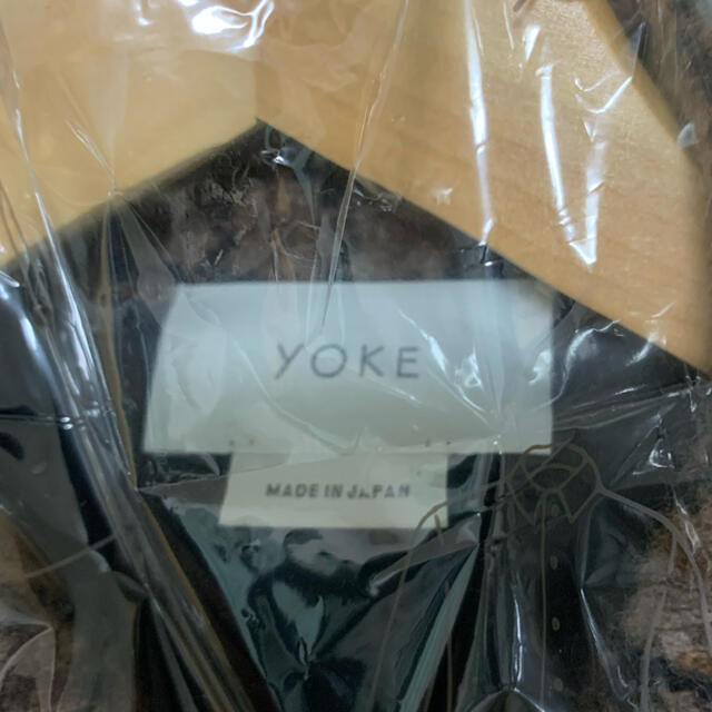 COMOLI(コモリ)のYOKE DOUBLE JQUARD KNIT BALCOLLAR COAT メンズのジャケット/アウター(ステンカラーコート)の商品写真