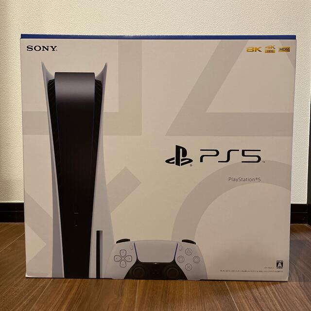 PlayStation(プレイステーション)の【新品・即発送】SONY PlayStation5 CFI-1100A01 エンタメ/ホビーのゲームソフト/ゲーム機本体(家庭用ゲーム機本体)の商品写真