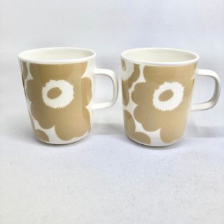 マリメッコ(marimekko)の新品［marimekko］ウニッコ  ベージュ　マグカップ(グラス/カップ)