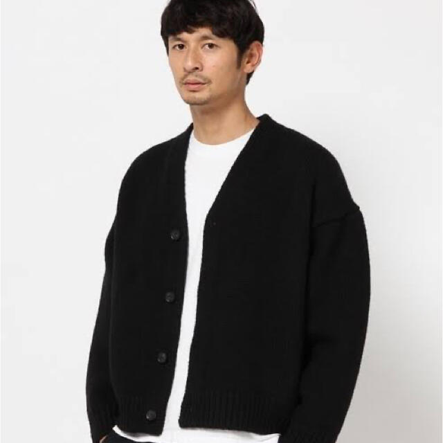 COMOLI(コモリ)のAURALEE SUPER MILLED KNIT BIG CARDIGAN メンズのトップス(カーディガン)の商品写真