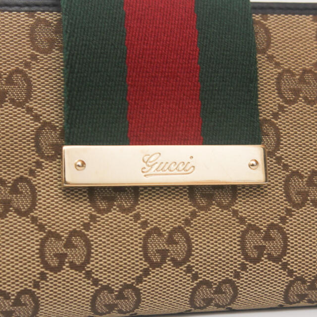 Gucci(グッチ)の【極美品】GUCCI グッチ シェリー 181668 GGキャンバス 長財布 メンズのファッション小物(長財布)の商品写真