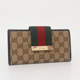 グッチ(Gucci)の【極美品】GUCCI グッチ シェリー 181668 GGキャンバス 長財布(長財布)