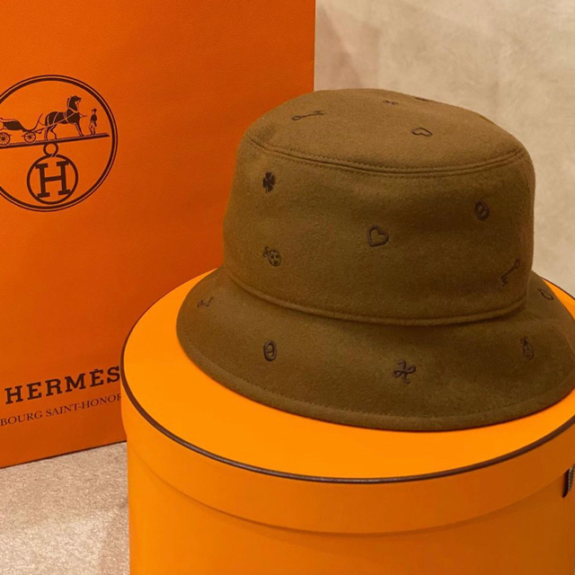 正規品販売！ Hermes - HERMES 入手困難 帽子 バケットハット ハット