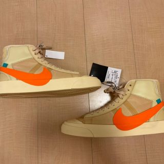 オフホワイト(OFF-WHITE)のNIKE OFF-WHITE BLAZER MID 26.5cm(スニーカー)