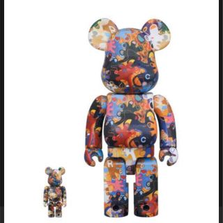 メディコムトイ(MEDICOM TOY)のBE@RBRICK《のっ手いこー！REACH OUT》100% & 400% (その他)