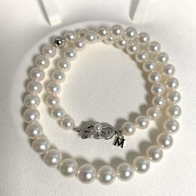 MIKIMOTO   美品ミキモト マリリンモンロー KWG金具 7～9ｍｍの