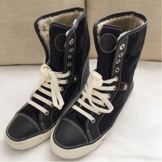 トリーバーチ(Tory Burch)の【美品】トリーバーチ★ハイカット☆スニーカー☆ムートン★ファー(スニーカー)