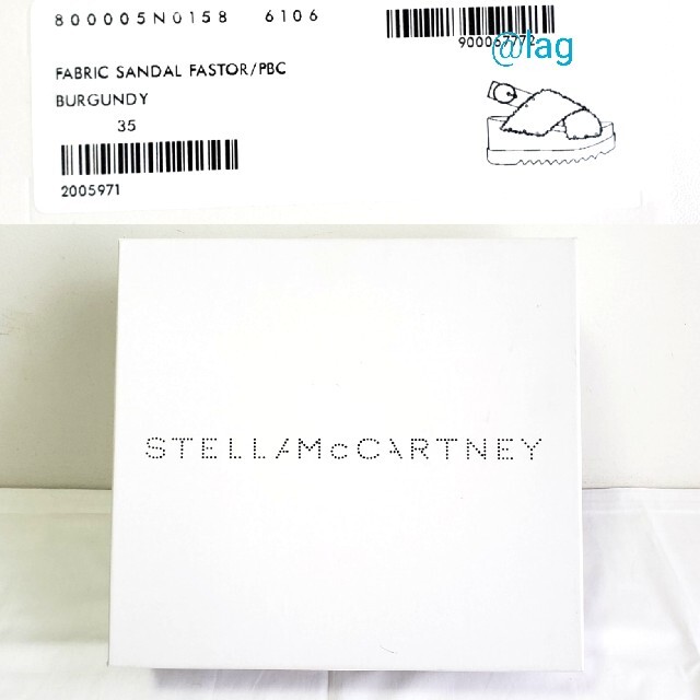 Stella McCartney(ステラマッカートニー)の新品未使用《ステラマッカートニー》エリス ファーサンダル 35サイズ(22cm) レディースの靴/シューズ(サンダル)の商品写真