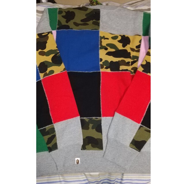 A BATHING APE(アベイシングエイプ)のa bathing ape patchwork クルーネック メンズのトップス(スウェット)の商品写真