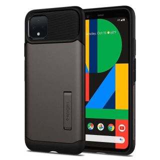 シュピゲン(Spigen)のGoogle Pixel 4 ケース スタンド付き ポリカーボネート(モバイルケース/カバー)