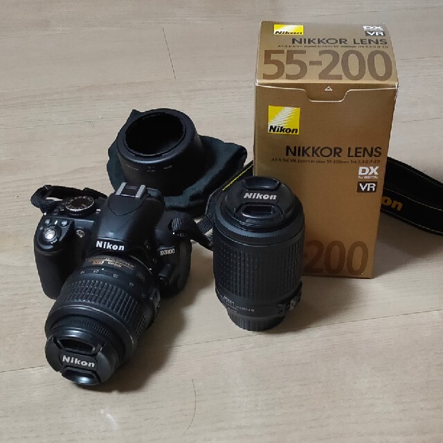 Nikon(ニコン)のNikon D3100 ダブルズームキット [送料込み] デジタル一眼レフ スマホ/家電/カメラのカメラ(デジタル一眼)の商品写真