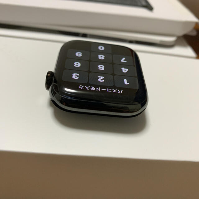 Apple Watch(アップルウォッチ)のAppleWatch series5 44mm ステンレス　アップルウォッチ メンズの時計(腕時計(デジタル))の商品写真