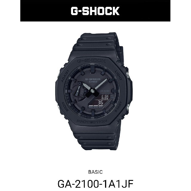 CASIO G-SHOCK GA-2100-1A1JF カーボンコアガード