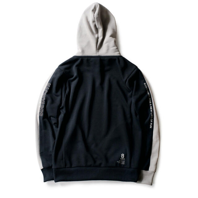 8YARDS ハチヤーズ LINED TRACK JACKET メンズ ブラック-