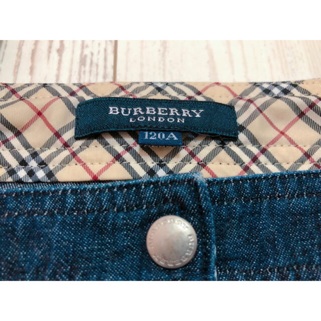 BURBERRY(バーバリー)のBURBERRY デニム ワンピース 120 キッズ/ベビー/マタニティのキッズ服女の子用(90cm~)(ワンピース)の商品写真