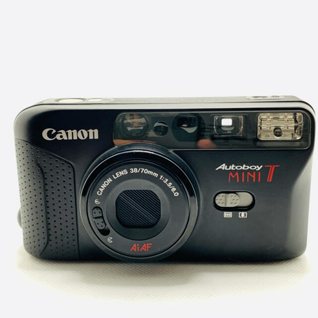 【超美品】Canon Autoboy Mini T 電池・フィルム付き フィルムカメラ ショッピング販売店