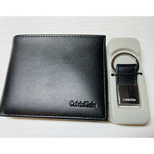 Calvin Klein(カルバンクライン)の【未使用】Calvin Klein 二つ折り財布/キーホルダー メンズのファッション小物(折り財布)の商品写真