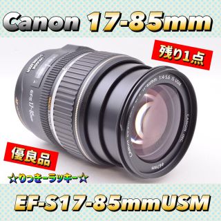 Canon EF-S 17-85mm 4-5.6 IS USMの通販 61点 | フリマアプリ ラクマ