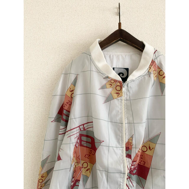 【入手困難】90s 総柄ジャケット 貝柄 海 vintage 珍品 希少