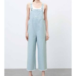 ザラ(ZARA)のぷー様専用ZARA ストライプ柄サロペット(サロペット/オーバーオール)