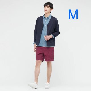 ユニクロ(UNIQLO)のユニクロ エアリズム UVカットカーディガン Mサイズ／ネイビー 新品タグ付き！(カーディガン)