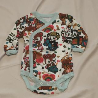 【新品】訳ありOutlet ☆サイズ60☆派手カワロンパース(ロンパース)