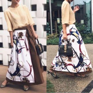 アメリヴィンテージ(Ameri VINTAGE)のAMERI RITA FLARE SKIRT(ロングスカート)