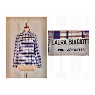 ロキエ(Lochie)の70s Laura Biagiotti Silk Blouse シルク ブラウス(シャツ/ブラウス(長袖/七分))