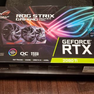 エイスース(ASUS)の超美品 Rog Strix RTX 2080 Ti  OC(PCパーツ)