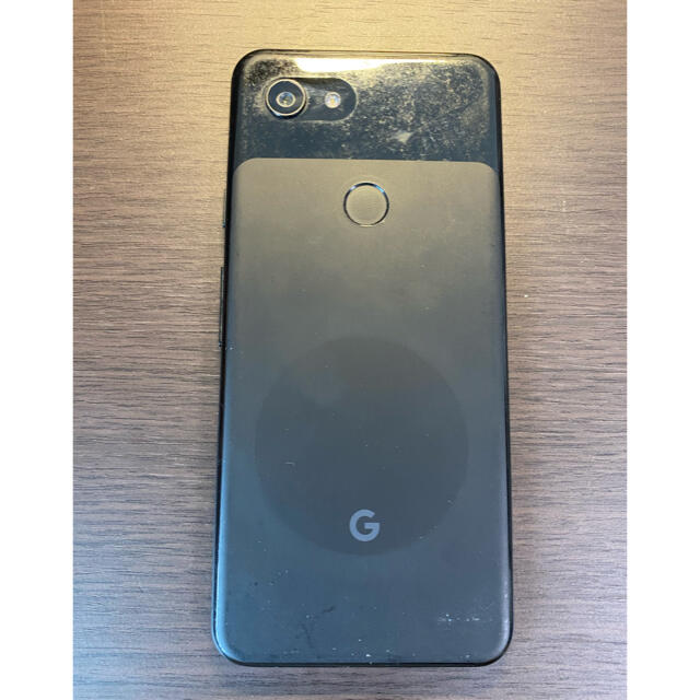 Google Pixel(グーグルピクセル)の美品　simフリー Google pixel 3a ピクセル3a ブラック スマホ/家電/カメラのスマートフォン/携帯電話(スマートフォン本体)の商品写真