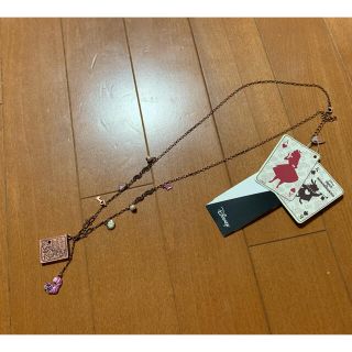 アクシーズファム(axes femme)の新品☆ アクシーズファムの×ディズニーコラボアリスBook型メルヘンネックレス(ネックレス)