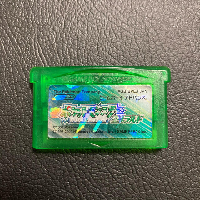 ゲームボーイアドバンス(ゲームボーイアドバンス)のGBA ポケットモンスター エメラルド　ゲームボーイアドバンスsp ニンテンドー エンタメ/ホビーのゲームソフト/ゲーム機本体(携帯用ゲームソフト)の商品写真