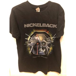 ギルタン(GILDAN)のNICKELBACK ニッケルバック FEED THE MACHINE Tシャツ(Tシャツ/カットソー(半袖/袖なし))