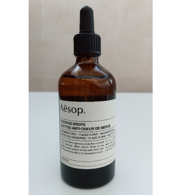 Aesop(イソップ)の【15時迄限定値下げ】イソップ ポストプードロップス 100mL（英語ラベル） コスメ/美容のリラクゼーション(アロマグッズ)の商品写真