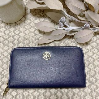 トリーバーチ(Tory Burch)のトリーバーチ　長財布　ダブルファスナー　ネイビー(財布)