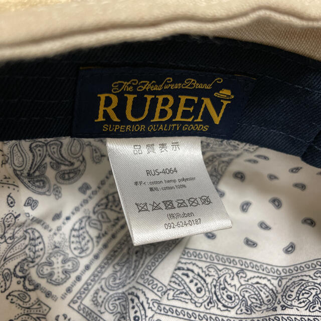 【Ruben】ハンチング　キャスケット メンズの帽子(ハンチング/ベレー帽)の商品写真