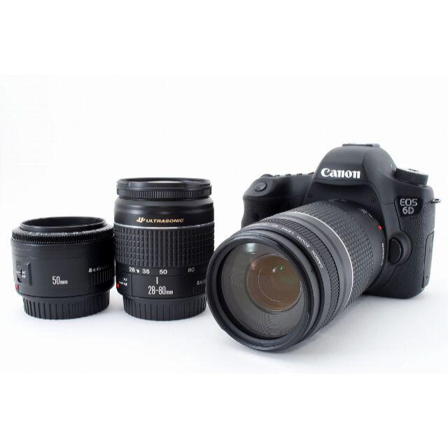555MR 極上 保証 Canon EOS 6D トリプルレンズ | skyhomecare.uk
