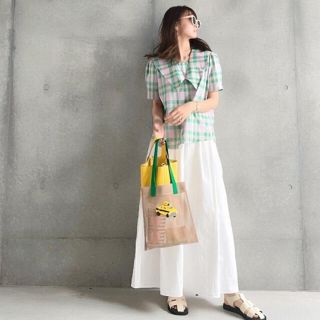 ザラ(ZARA)のHIAND 襟付きチェックブラウス(シャツ/ブラウス(半袖/袖なし))