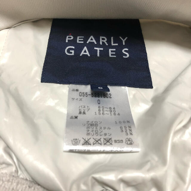 PEARLY GATES(パーリーゲイツ)のPEARLY GATES スニード レディース0 スポーツ/アウトドアのゴルフ(ウエア)の商品写真