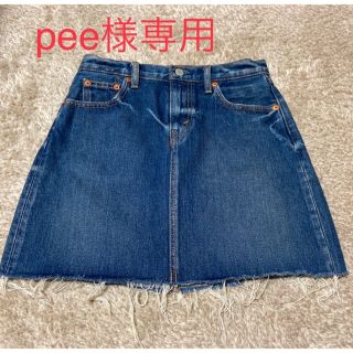 リーバイス(Levi's)の【pee様専用】LEVI'S デニムスカート(ミニスカート)