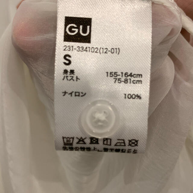 GU(ジーユー)のGU シースルーワンピース レディースのトップス(シャツ/ブラウス(長袖/七分))の商品写真