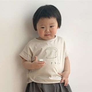 ikii パンプリントカジュアルカラーTシャツ(Tシャツ/カットソー)