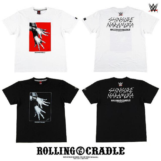 WWE 中邑真輔×ROLLING CRADLE Tシャツ  スポーツ/アウトドアのスポーツ/アウトドア その他(格闘技/プロレス)の商品写真